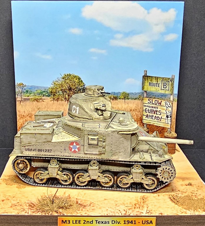 maquette en papier char M3 Lee