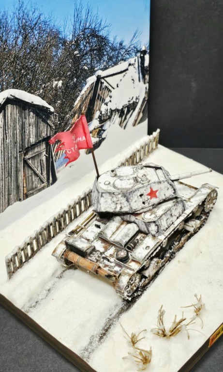 maquette en papier char T-26 blindé de War Thunder